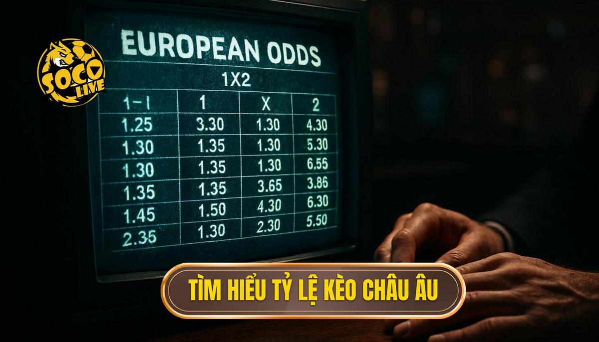 Cách Đọc Tỷ Lệ Kèo Bóng Đá Chuyên Sâu: Giải Mã Ngôn Ngữ Của Nhà Cái 2 Nắm Bắt Tỷ Lệ Kèo Châu Âu (1X2)