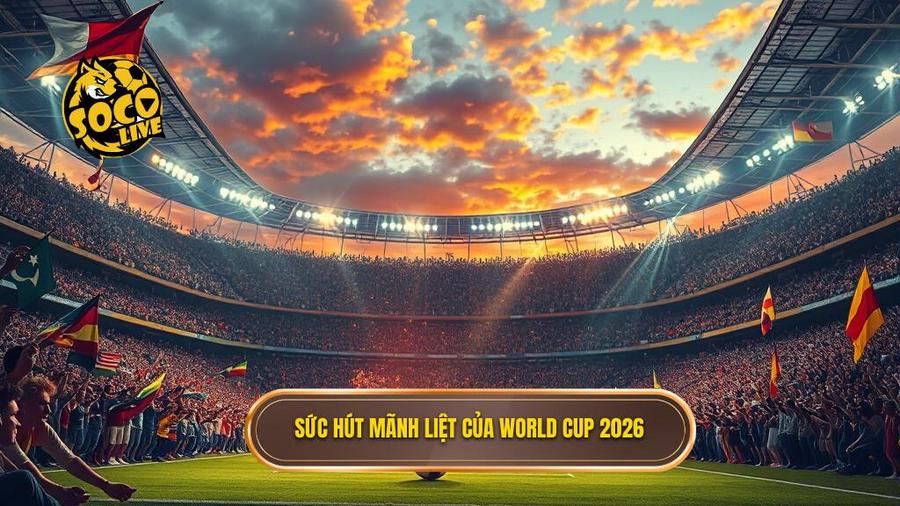 Sức hút mãnh liệt của World Cup 2026