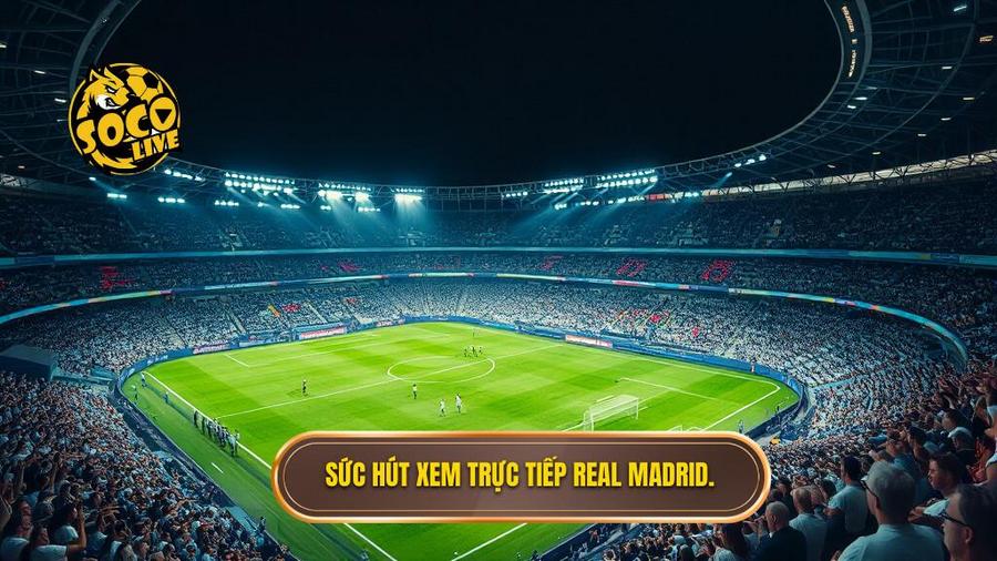 Sức hút xem trực tiếp Real Madrid.