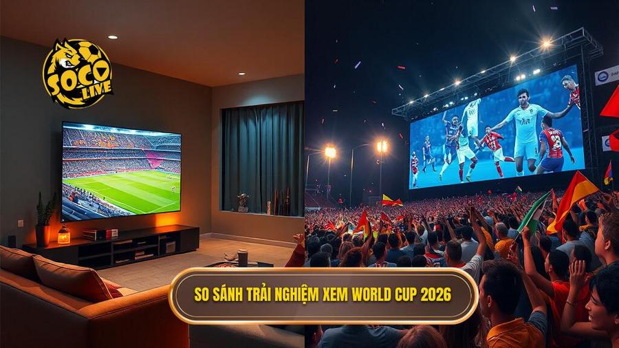 So sánh trải nghiệm xem World Cup 2026
