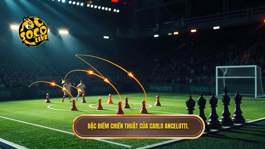 Đặc điểm chiến thuật của Carlo Ancelotti.