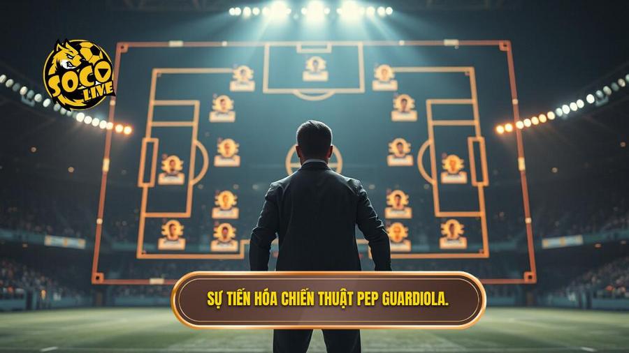 Sự tiến hóa chiến thuật Pep Guardiola.