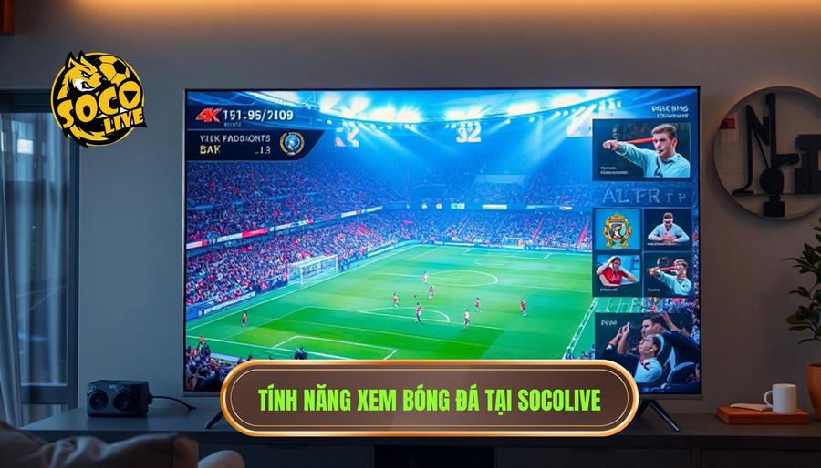 Những tính năng ưu việt nâng tầm trải nghiệm xem bóng trên Socolive